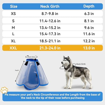 Dog Cone Collar for Large Medium Dogs, Soft Cone for dogs to Stop Licking - Image 3