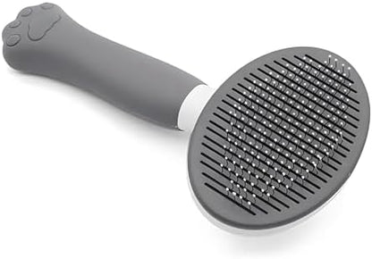 Cat Brush for Shedding for Indoor Cats & Dog Brush for Shedding - Perfect for Long & Short Haired Pets,Pet Brush for Dogs and Cats - Deshedding & Grooming Tool (Gray) by KIVMTAR