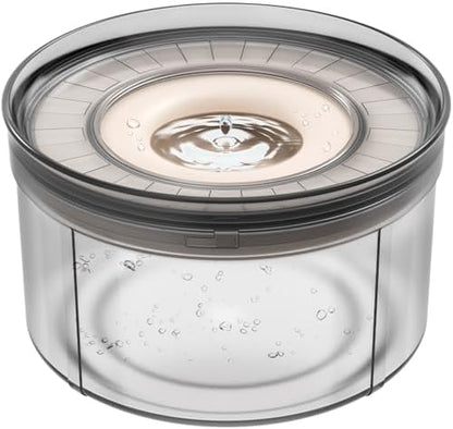 No Spill Water Bowl for Dogs-1Gallon, Anti-Digging & BPA-Free by Techphardo