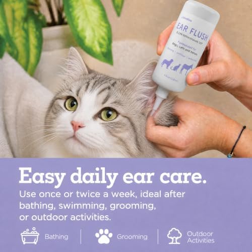 Ear Flush for Dogs, Cats and Horses, 0.15% Ketoconazole - Image 6