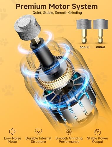 Dog Nail Grinder Whisper Quiet & Safe for Sensitive Dogs and Cats - Image 6