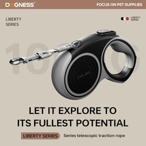 DOGNESS 16.4 Ft Heavy Duty Retractable Dog Leash 110 lbs (Titanium Grey) - Image 7