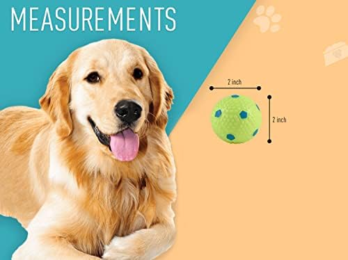Crafts Central 6 PCS Latex Balls for Small and Medium Size Dogs - for Automatic Dog Ball Launcher, Playing Fetch, and Dog Toy - Image 3