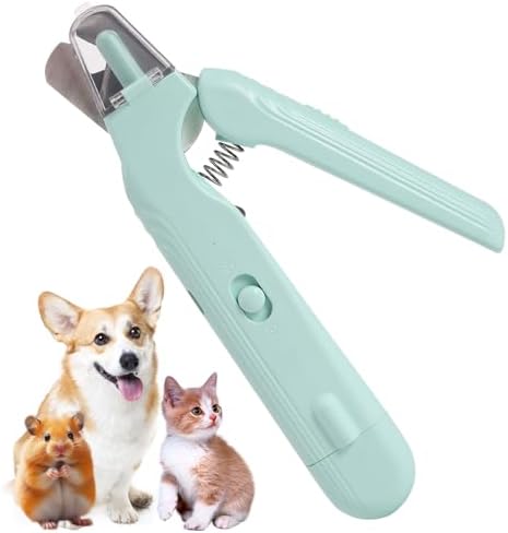 Pet Nail Clippers Dogs & Cats – Illuminates The Nail and Quick for Safe, Easy Trimming. Extra-Sharp Blades for Thick Nails, with Quick-Sensing tech to Prevent overcutting by Unknown