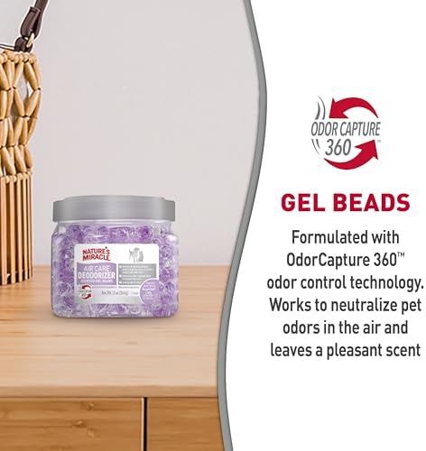 Nature's Miracle Air Care Deodorizer Gel Beads, Lavender Vanilla, 12 oz - Image 3