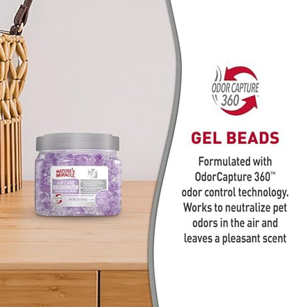 Nature's Miracle Air Care Deodorizer Gel Beads, Lavender Vanilla, 12 oz - Image 3