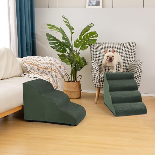 Aodisman Dog Steps for Bed or Couch,4-Step Pet Stairs Ramp for Small Dogs - Image 5