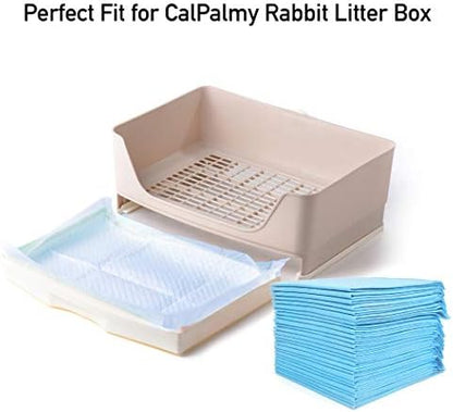 (100 Pads) CalPalmy Ultra Absorbency Pet Toilet Training Pads 18" x 13" Moisture Locking Technology Turns Liquid into Gel - Perfect for Rabbits and Guinea Pigs - Image 3