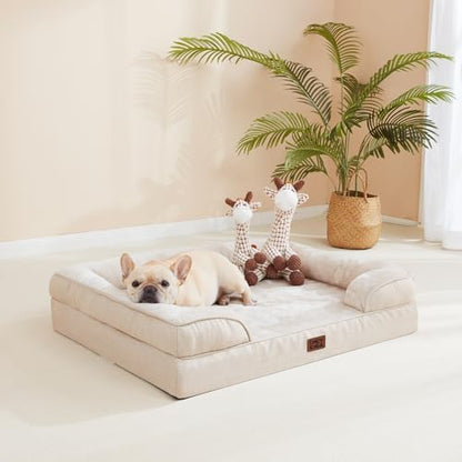 EHEYCIGA Orthopedic Extra Large Dog Bed, Waterproof Washable XL Pet Bed 44" - Image 5