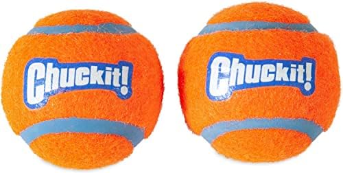 Chuckit! 6 Pack of Tennis Balls, Small, Launcher Compatible Dog Toys - Image 2