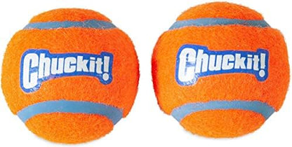 Chuckit! 6 Pack of Tennis Balls, Small, Launcher Compatible Dog Toys - Image 2