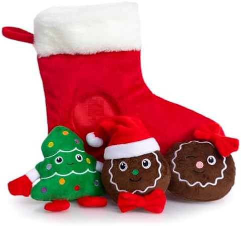 Hollypet Christmas Squeaky Hide and Seek Dog Toys for Small and Medium - Image 2