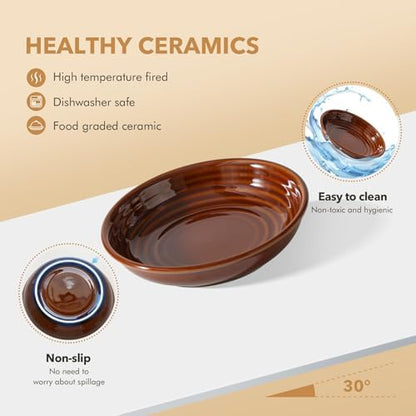 Havniva Ceramic Cat Bowls, Cat Food Bowls Whisker Friendly - Image 3