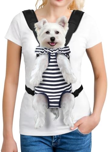 YUDODO Pet Dog Carrier Backpack Adjustable Front Carrier for Small Dog Cat by YUDODO