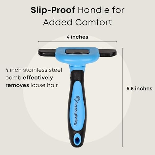 Short Hair Deshedding Brush for Dogs & Cats - Grooming Comb - Image 5