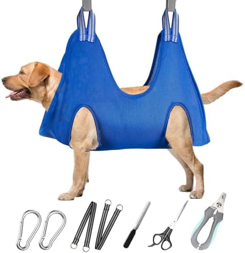 Dog Grooming Hammock for Large & Giant Dogs, Nail Trimming Sling, Size XXXL by ATESON