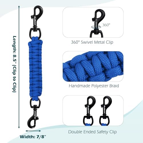 PetBonus Dog Collar Safety Clip, Handmade Prong Collar to Harness Connector - Image 2