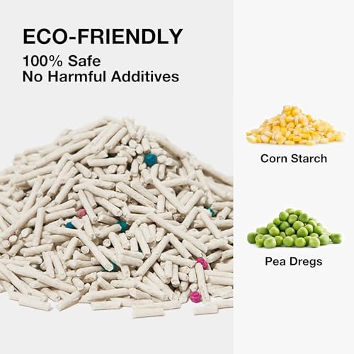 VETRESKA Tofu Cat Litter, Odor Control, Original 5.5lb×4bags - Image 2