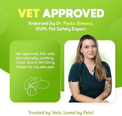 G.A.S Lick-Safe Daily Pet Wipes for Dogs and Cats, Unscented, 400 Count - Image 2