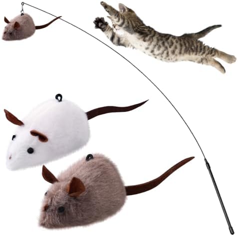 PAZ'S GIFT Cat Toys Plush Catnip Toys Cat Kick Toys Cleans Teeth Eliminates Bad Breath Adorable Kitten Teething Toys Indoor Interactive Companion Toys by PAZ%27S+GIFT