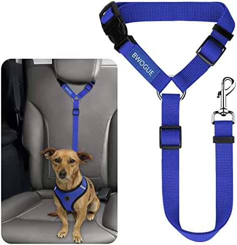 BWOGUE Dog Seat Belt for Car, Headrest Restraint Safety Lead, 1 Pack by BWOGUEPetHome