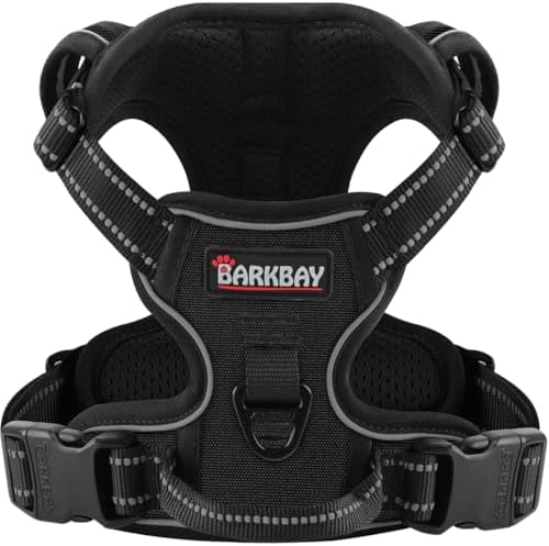 BARKBAY Dog Harness for Small Sized Dog No Pull 2 Leash Clips Dog Vest by BARKBAY
