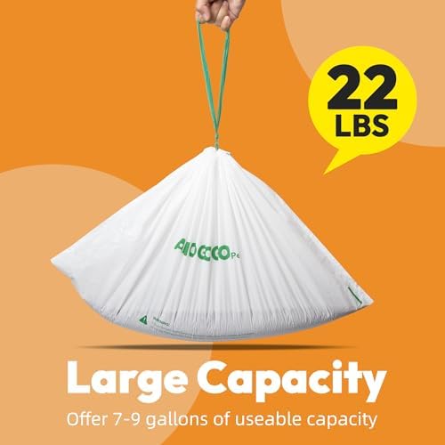 Self-Cleaning Litter Box Liner Bags, Compatible with PETKIT Pura Max & X, Leak-Proof Replacement Waste Bags, 100 Count Cat Litter Trash Bags with Drawstring, 21.8" x 12.4" - Image 6