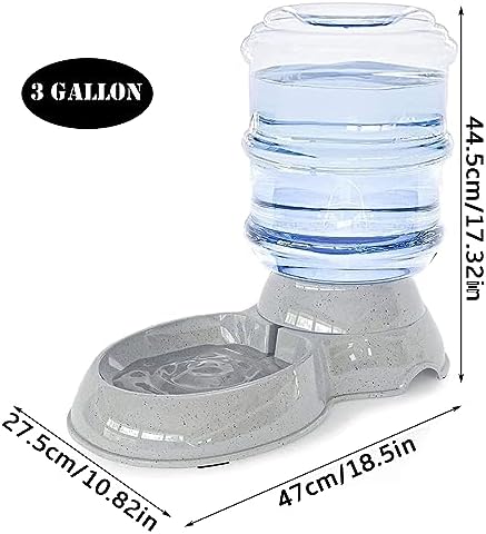 Dog Water Bowl Dispenser,3 Gallon/ 11L Pet Water Dispenser Station for Large Dogs and Cats,Gravity Automatic Feeder,Large Size Dog Drinking Fountain - Image 2