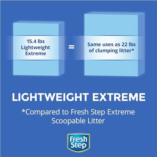 Fresh Step Clumping Cat Litter, Lightweight, Extreme, Long Lasting Odor Control Kitty Litter with Activated Charcoal, Low Dust Formula, 15.4 lb (Pack of 2) - Image 4