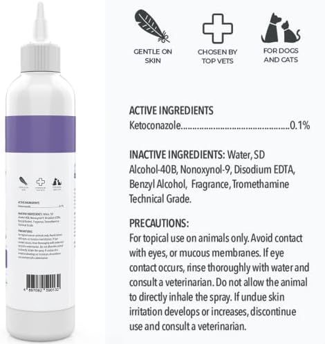 Smiling Paws Medicated Tris Flush Ear Cleaner for Dogs & Cats, 12oz - Image 6