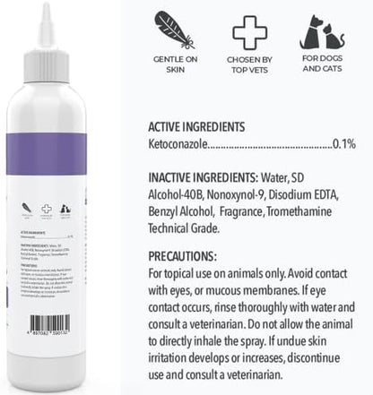 Smiling Paws Medicated Tris Flush Ear Cleaner for Dogs & Cats, 12oz - Image 6