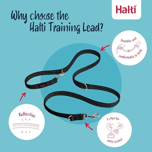 Halti Training Dog Leash | Size L, Black | 2m Length - Image 3