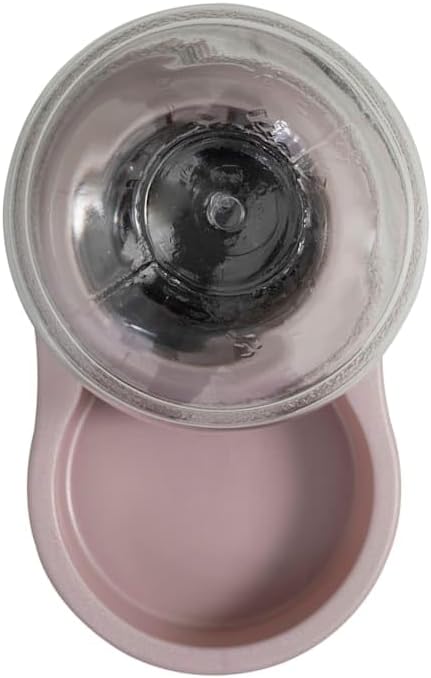 Petmate Violet Replendish Gravity Automatic Pet Waterer Water Dispenser Station for Cats and Dogs 0.5 Gallon