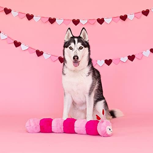 Fringe Studio Large Plush Dog Toy, Love Bug, 7.5" x 24" Long, Pet Shop Collection (289824) - Image 3