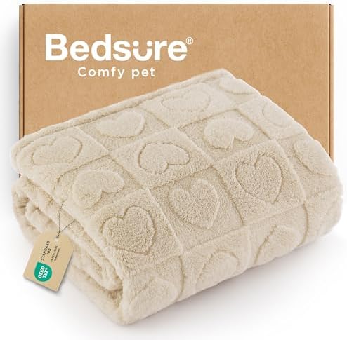 Bedsure Ultra Soft Dog Blankets for Medium Dogs Cats 300GSM Fleece,30x40 by BEDSURE