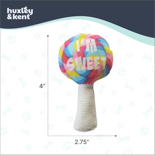 Huxley & Kent Plush Crinkle Catnip Cat Toy, I'm Sweet Lollipop - Image 5