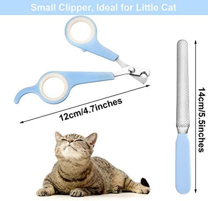 Mudder 4 Pieces Dog Nail Clippers Kit Dog Cat Pets Nail Clipper and Trimmer - Image 3