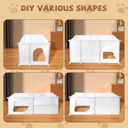 FHTONGE Extra Large Cat Litter Box Enclosure with Door, Protect Wall Floor - Image 5