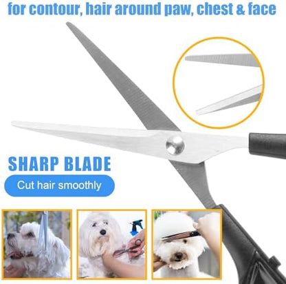 Pet Grooming Kit – Shedding Slicker Brush & Bath Massage Tool for Dogs, Cats, Puppies & Rabbits | Gentle, Easy-Clean Design for Healthy Coats & Relaxing Grooming - Image 7