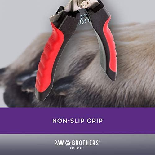 Ryan's Pet Supplies Paw Brothers Nail Clipper for Dogs and Cats, Pet Nail Clippers, Safe Grooming Tool, Professional Grade, Stainless Steel Blades, Safety Guard, Medium, 5.5 inches - Image 4