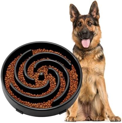 JASGOOD Slow Feeder Dogs Bowl for Large Medium Dogs,Anti-Gulping Pet Slower Food Feeding Bowls Stop Bloat,Preventing Choking by JASGOOD