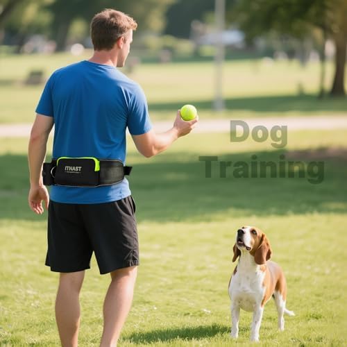Hands Free Dog Leash for Medium Large Dogs, Waist Support Padded Bungee Dog Running Leash with Reflective Stitching for Walks, Jogging, Running, Hiking, and Dog Training - Image 7