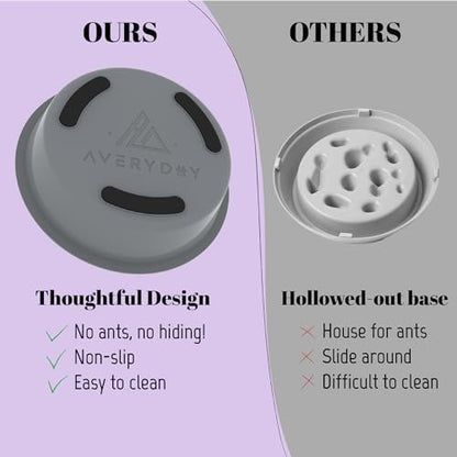 AVERYDAY Slow Feeder Dog Bowls for Large Breeds Fits Raised Feeding Station, Puzzle Dog Food Bowls to Slow Down Eating, Dogs Feeding Bowl with Non-Slip, Slows Feeder Pet Bowl for Wet and Dry Food - Image 5