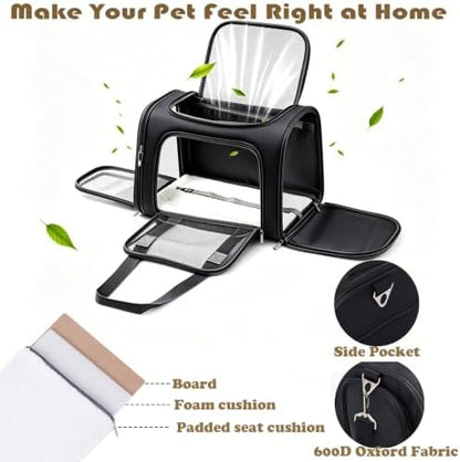 Cat/Dog/Pet Carrier Soft-Sided, Foldable Pet Travel Bag - Image 4