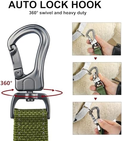 PetiFine 5FT Heavy Duty Dog Leash with Soft Padded Double Handle - Image 4