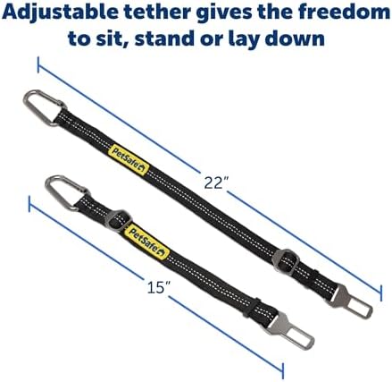 PetSafe Safety Seatbelt Dog Tether, Black - Image 5