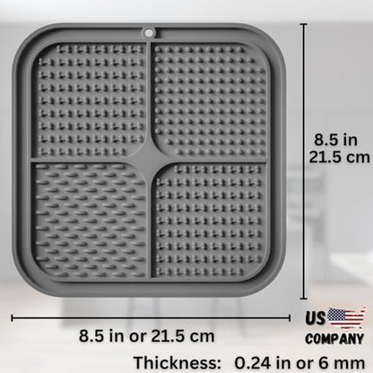 Dog Lick Mat - 2 Pack Slow Feeder for Dogs & Cats to Keep Them Busy Ideal for Grooming & Bathing - Anxiety Relief & Calming - Image 6