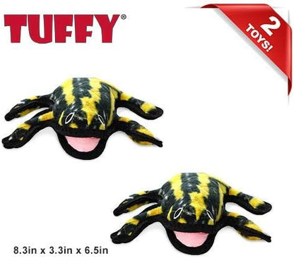 TUFFY - World's Tuffest Soft Dog Toy - Desert - Multiple Layers. Made Durable, Strong & Tough. Interactive Play (Tug, Toss & Fetch). Machine Washable & Floats (Phrog, Large 2 Pack)