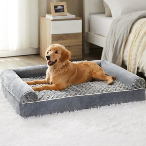 BFPETHOME Orthopedic Washable Large Dog Bed for Senior Dog Comfy Sleep by BFPETHOME
