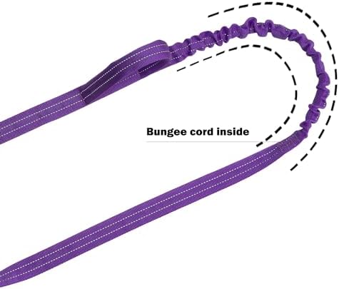 ICEFANG Tactical Dog Leash with Quick-Release Metal Clasp,Bungee-Dog Lead - Image 5